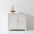 Meuble de rangement en bois, coloris blanc