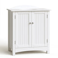 Meuble sous vasque en bois, coloris blanc