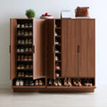 Meuble ¨¤ chaussures en bois, coloris brun chaud
